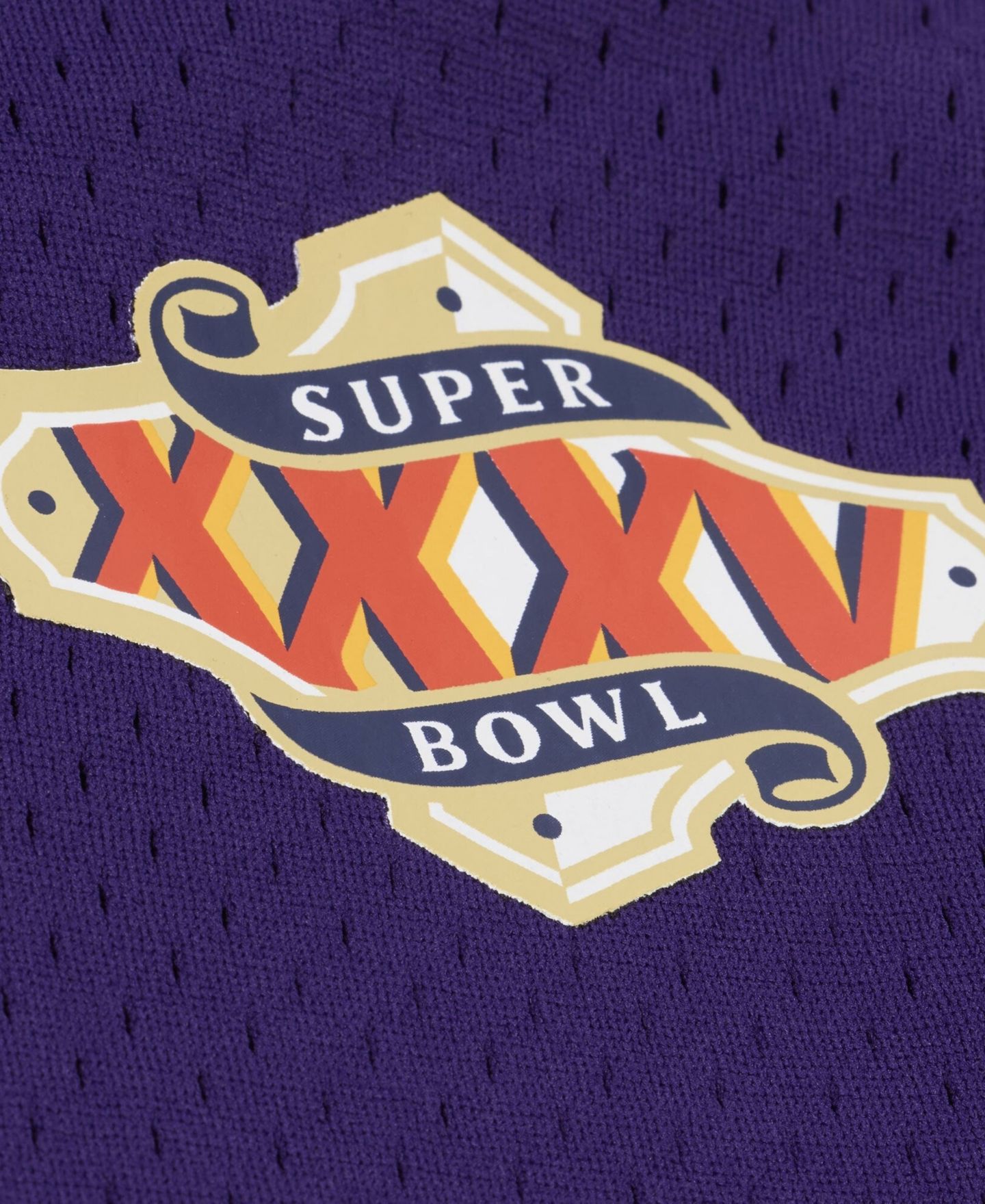 Мужской топ Mitchell & Ness Ray Lewis Purple Baltimore Ravens Retired Player Name & Number Mesh — фото 6