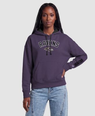 Women's Purple/Black Baltimore Ravens Contrast Liner Hoodie