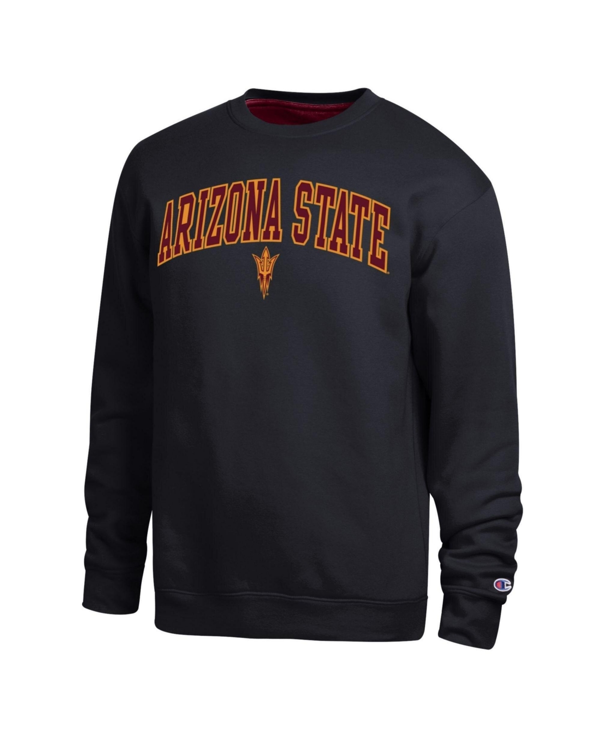 Champion Men's Black Arizona State Sun Devils Arch Sweatshirt - Black