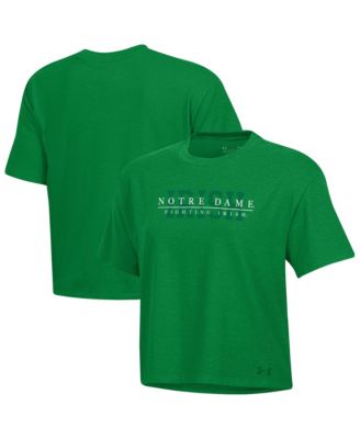 Women's Green Notre Dame Fighting Irish Boxy Icon T-Shirt