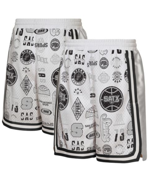 Детские шорты Outerstuff White San Antonio Spurs Ball Hog Dazzle Basketball