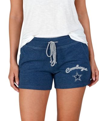 Women's Navy Dallas Cowboys Mainstream Terry Shorts