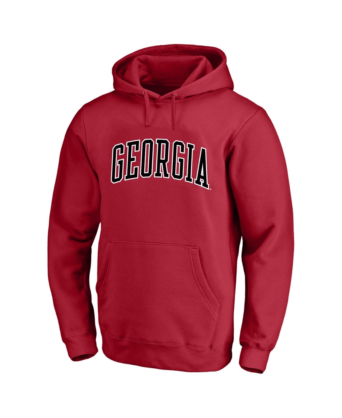 Champion Men's Red Georgia Bulldogs Arch Over Tackle Twill Big Tall Hoodie - Red
