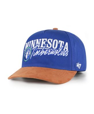 Men's Blue/Tan Minnesota Timberwolves Scribe Line Hitch Adjustable Hat