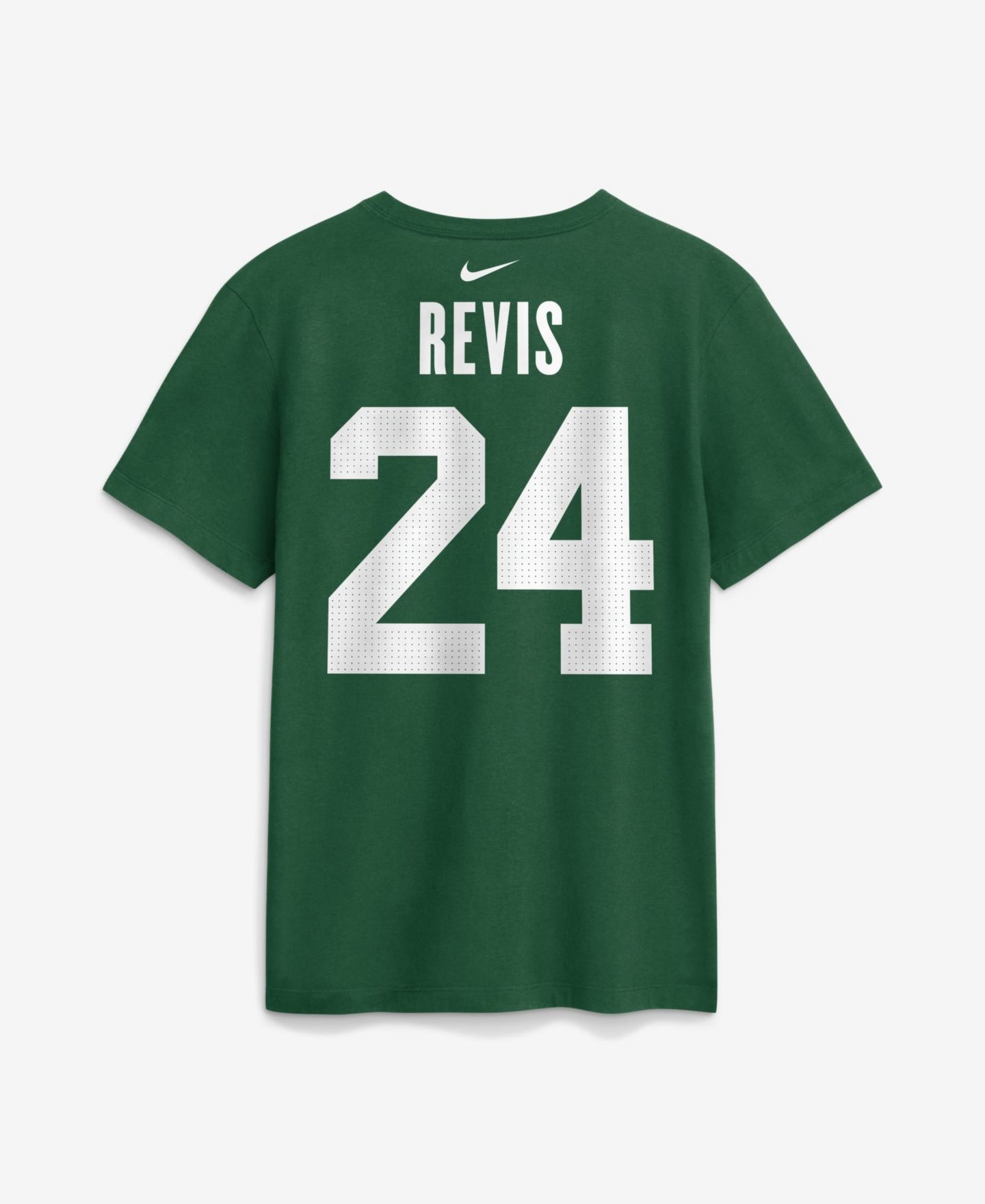Мужская футболка Nike Darrelle Revis Green New York Jets Retired Name & Number — фото 3