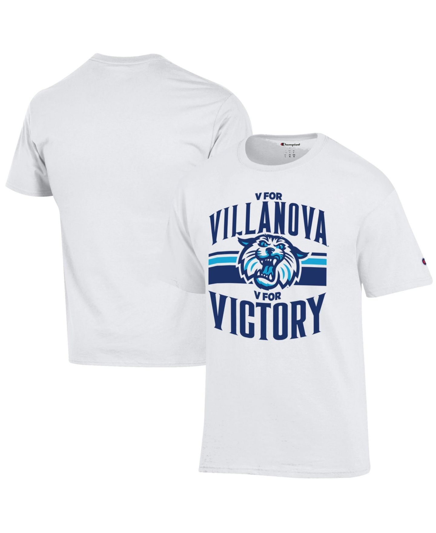 Мужская футболка Champion White Villanova Wildcats 2026 Fan — фото 1