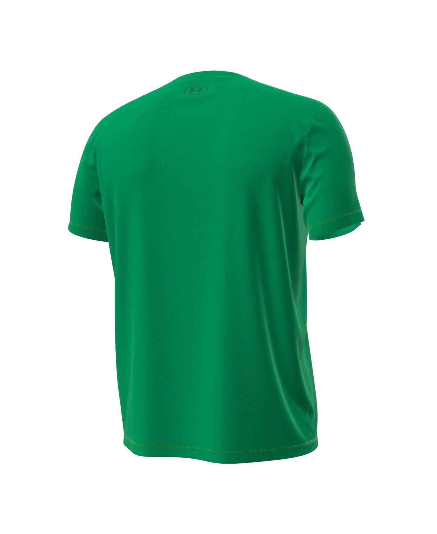 Мужская футболка Under Armour Kelly Green Notre Dame Fighting Irish Leprechaun Tech Stretch — фото 3