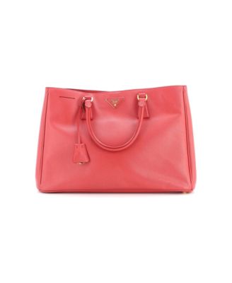 Large Lux Open Tote Saffiano Leather