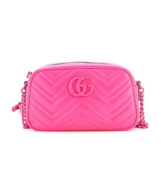 Small GG Marmont Monochrome Shoulder Bag Matelasse Leather