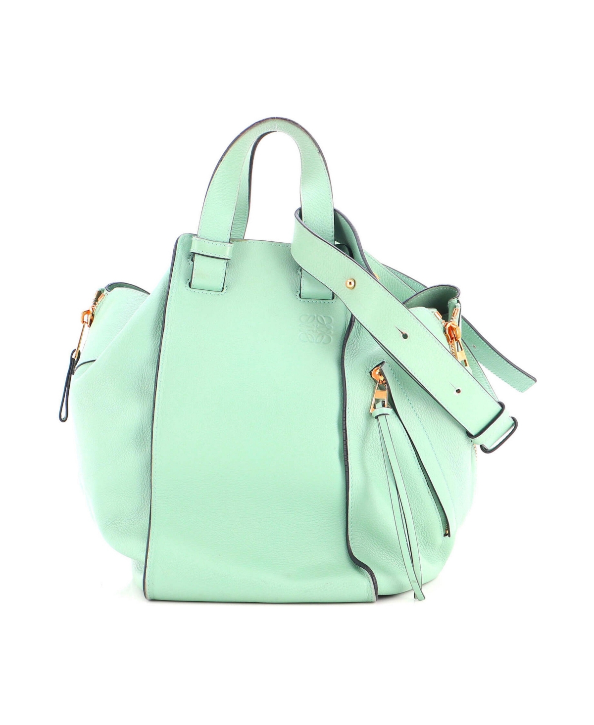 Pre-Owned Loewe Mini Hammock Bag Leather - Green