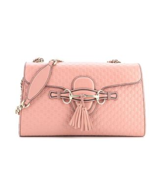 Medium Emily Chain Flap Bag Microguccissima Leather