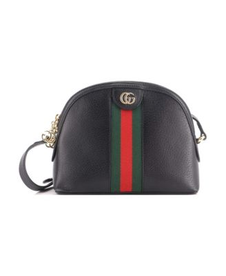Small Ophidia Dome Shoulder Bag Leather