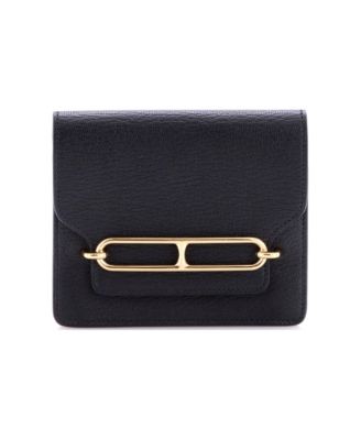 Pre-Owned  Hermes Roulis Slim Wallet Chevre Mysore