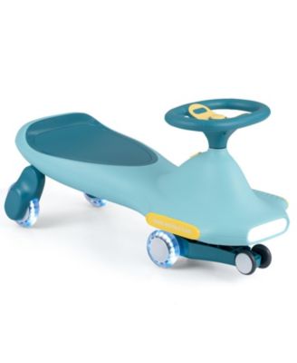 Wiggle Car 29" LED Flashing Wheels, Built-In Music Ride On Toy, Ages 2-8 Years