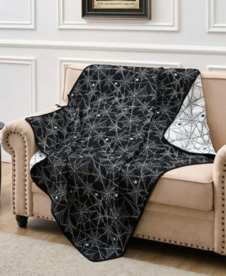 Spinderella Reversible Throw, 60" x 50"