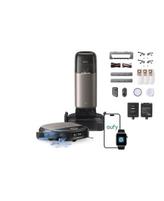 Robot Vacuum Omni S2 + Accessory Kit + Hard Floor Cleaner,30,000 Pa Fade-Free Suction,99.99% Germ Removal
