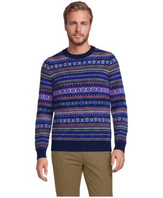 Men's Drifter Fair Isle Long-Sleeve Crewneck Sweater