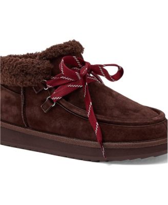 Women's Suede Moc Toe Chukka Booties