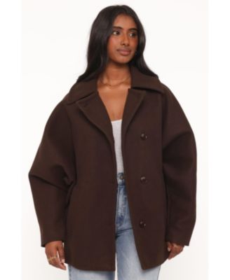 Women's Sammie Oversized Collared Long-Sleeve Coat