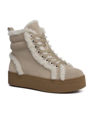 Venti WP Waterproof Suede Platform Boots