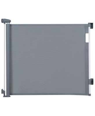 Retractable Baby Gate with Double Safety Lock and Anti-Crawling Hook