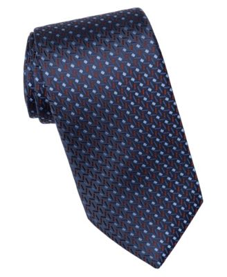 Men's Seville Silk Jacquard Pindot Tie