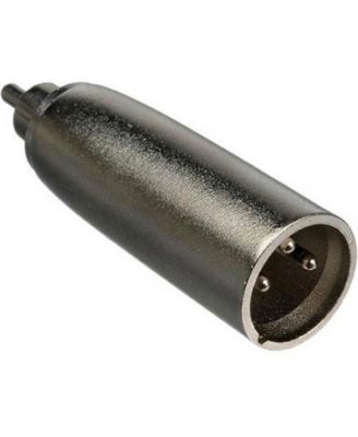 PP-XLRP Male RCA to Male 3-Pin XLR Adapter