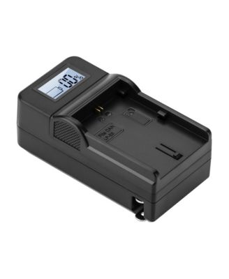 Compact Smart Charger with LCD Screen for Canon LP-E6N and LP-E6NH Batteries