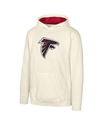 Big Boys' and Girls' Natural Atlanta Falcons Prime Pullover Hoodie