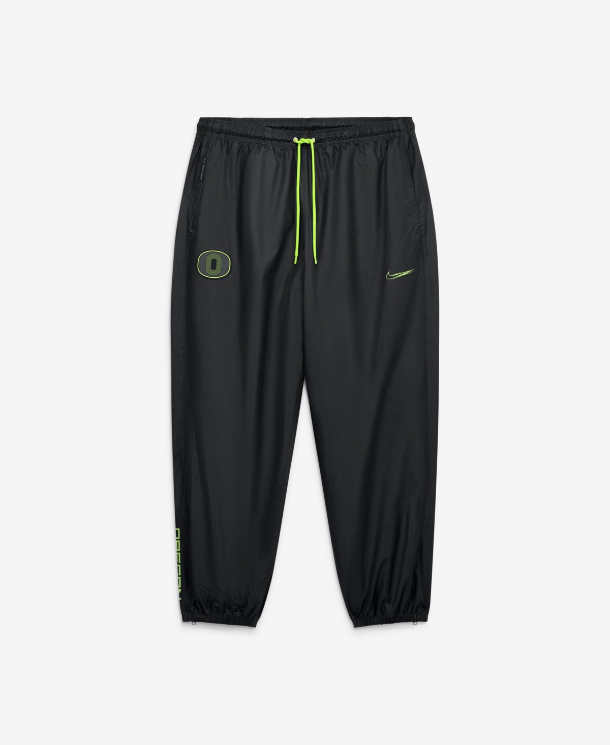 Nike Men's Black Oregon Ducks Origin of Speed Windrunner Pants - Black