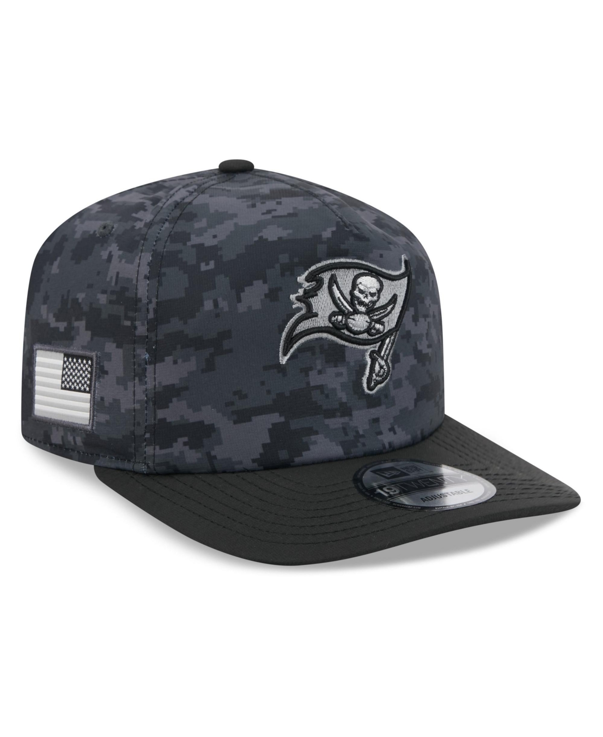 New Era Men's Black Tampa Bay Buccaneers 2026 Salute To Service 19TWENTY Adjustable Hat - Black