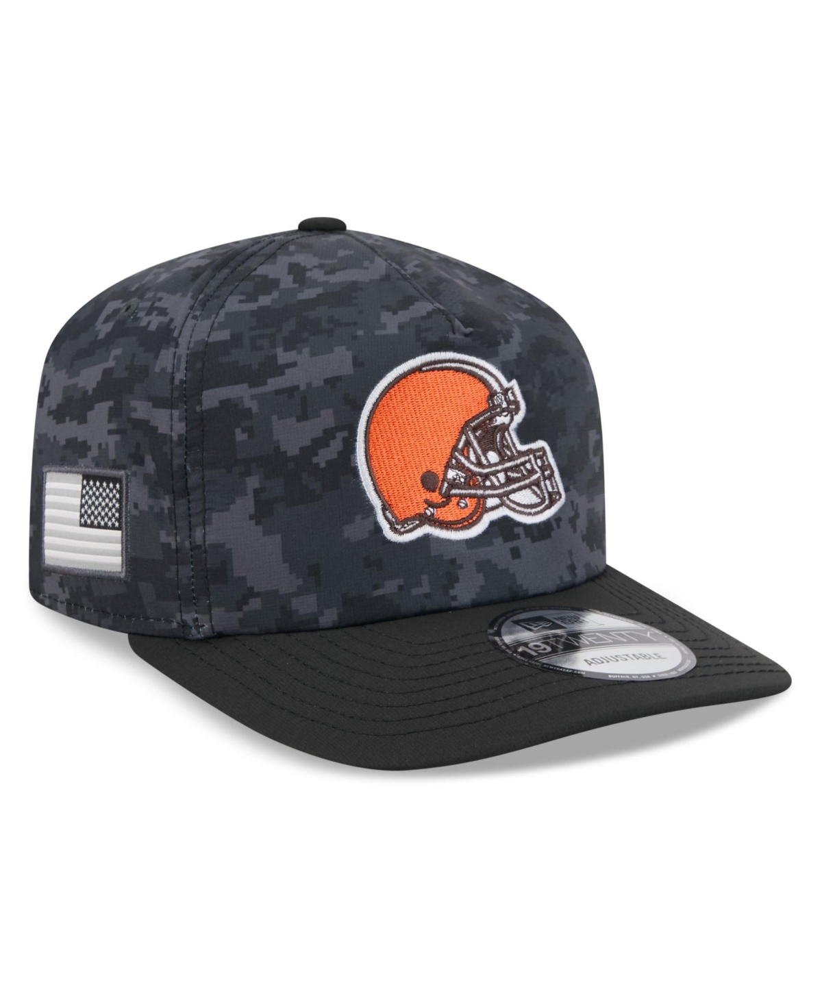 New Era Men's Black Cleveland Browns 2026 Salute To Service 19TWENTY Adjustable Hat - Black