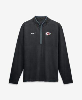 Men's Black Kansas City Chiefs Dri-FIT Victory Half-Zip Pullover