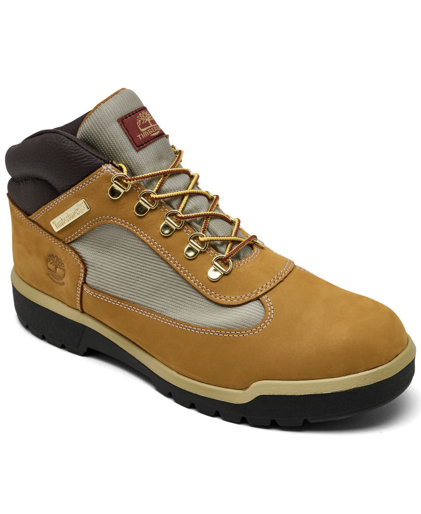 Мужские ботинки Timberland Waterproof Field, цвет: Пшеничный нубуковый — фото 1
