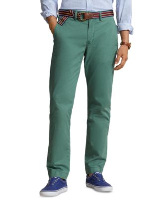 Men's Straight-Fit Washed Stretch Chino Pants