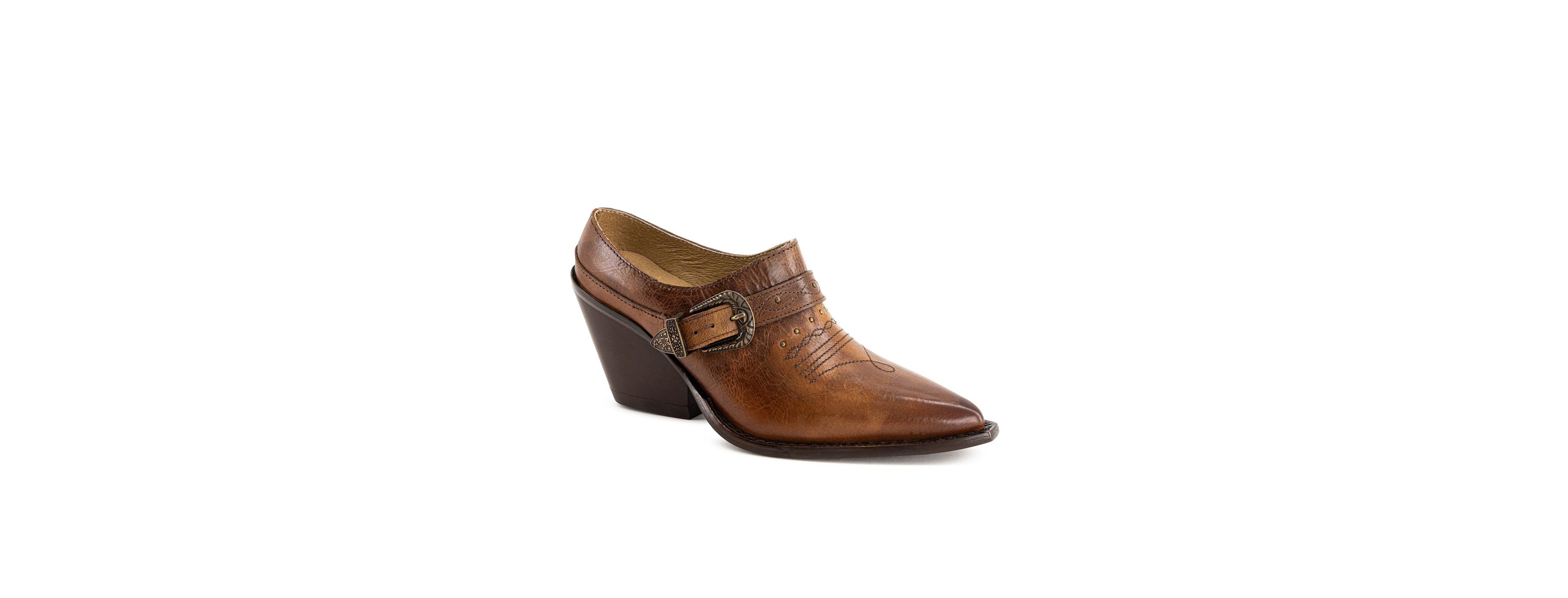 Forastero Women's Western Pointed-Toe Leather Booties