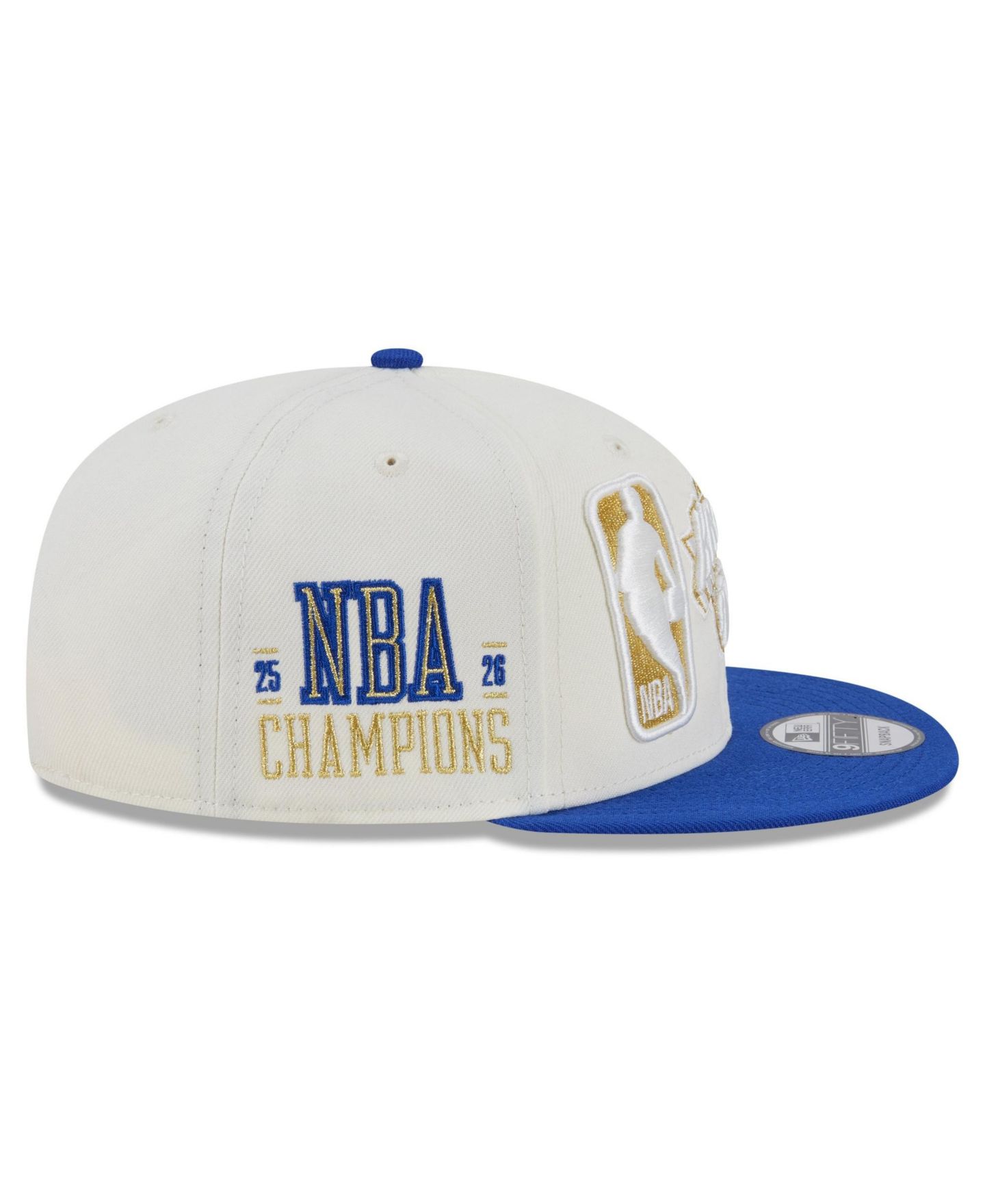 Мужская кепка New Era White, Blue New York Knicks 2026 Ring Ceremony 9FIFTY Snapback Hat — фото 5