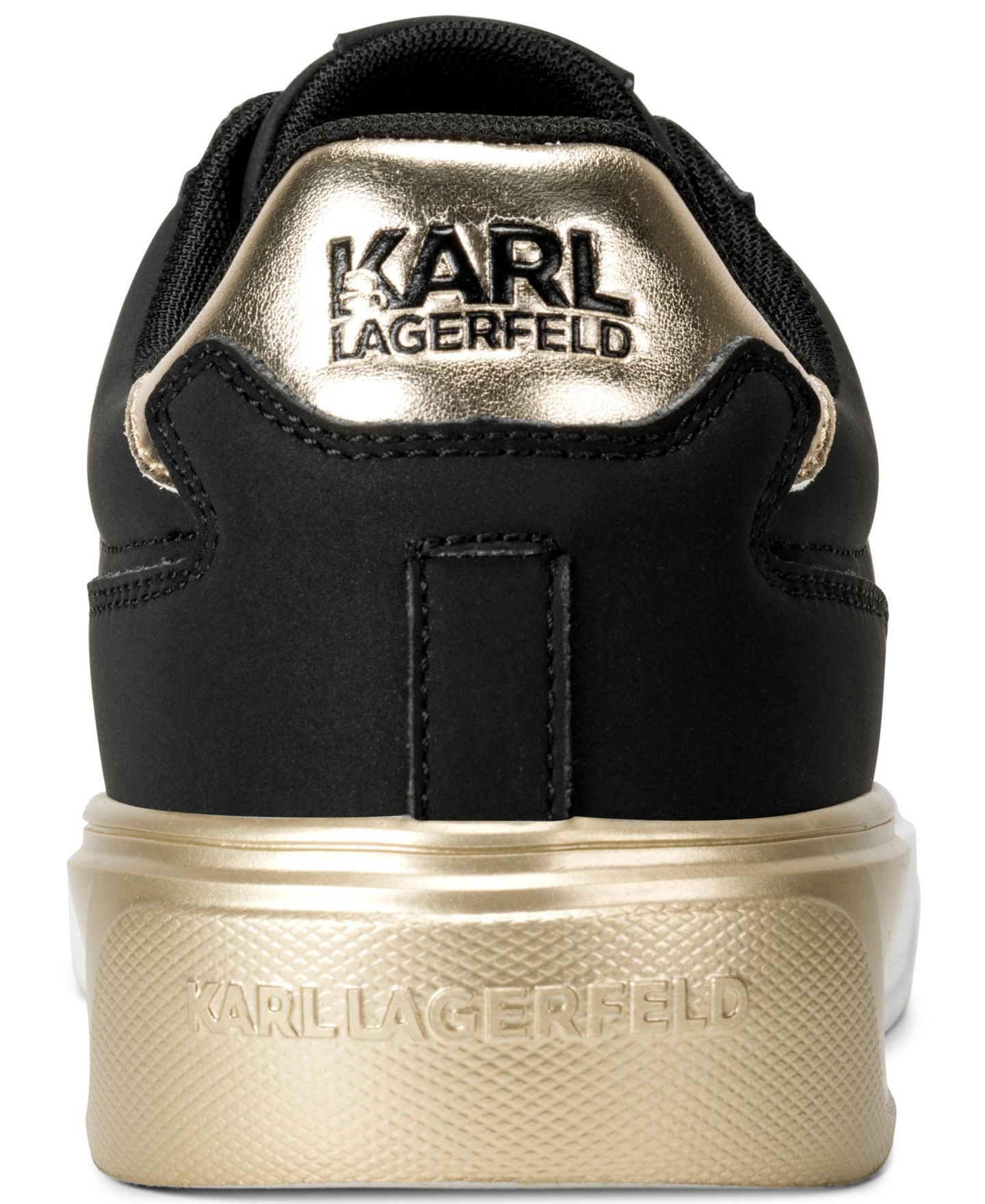 Мужские кроссовки KARL LAGERFELD PARIS Edme Leather, цвет: Чёрный — фото 3