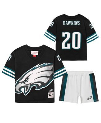 Toddler Brian Dawkins Black Philadelphia Eagles Playmaker Short Set