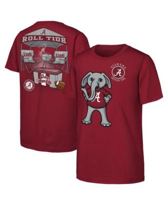 Big Boys' and Girls' Crimson Alabama Crimson Tide Tailgater Hometown T-Shirt
