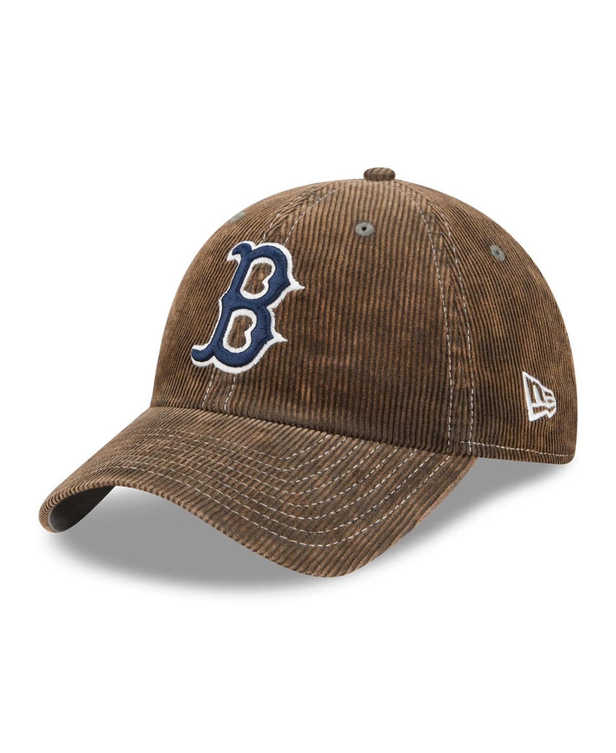 New Era Men's Olive Boston Red Sox Corduroy Casual Classic Adjustable Hat - Olive