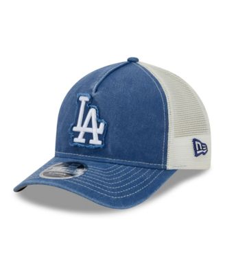Men's Royal Los Angeles Dodgers Fan 9FORTY A-Frame Trucker Adjustable Hat