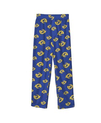 Big Boys' and Girls' Royal Los Angeles Rams Printed Pajama Pants