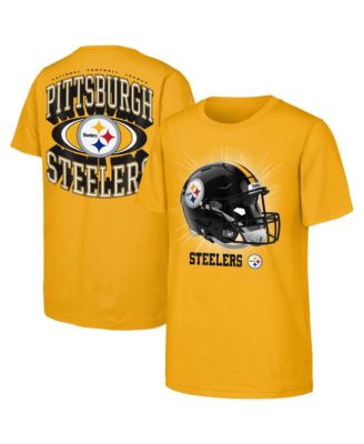 Big Boys' and Girls' Gold Pittsburgh Steelers Winning Mentality T-Shirt