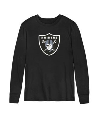 Preschool Black Las Vegas Raiders Primary Logo Long-Sleeves T-Shirt