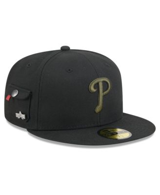 Men's Black Philadelphia Phillies 59FIFTY Fitted Hat