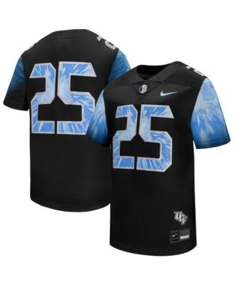 Big Boys' and Girls' 25 Black UCF Knights 2025 Space Game Football Game Jersey