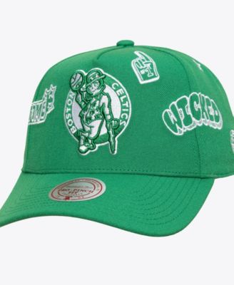 Men's and Women's Kelly Green Boston Celtics Downtown Doodle Pro Snapback Hat