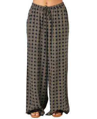Women's Rosalie Coin Drawstring Wide-Leg Pants