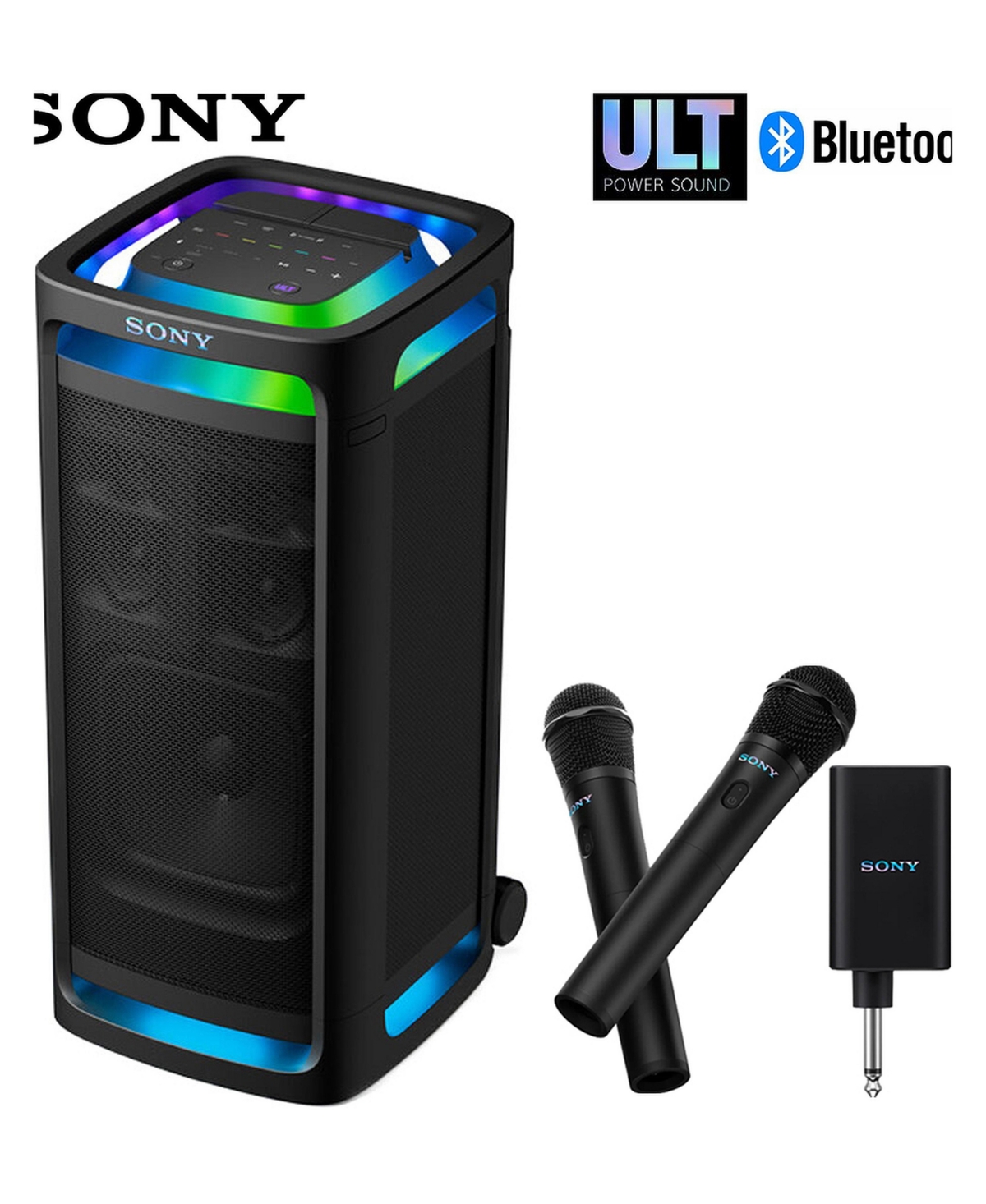 Sony Ult Tower 9 Wireless Microphone Bluetooth Speaker - Black